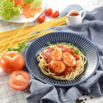 Classic Tomato Spaghetti with Prawn Paste