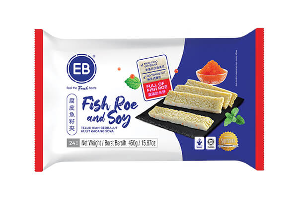 Fish Roe Soy Pre-cut 500g