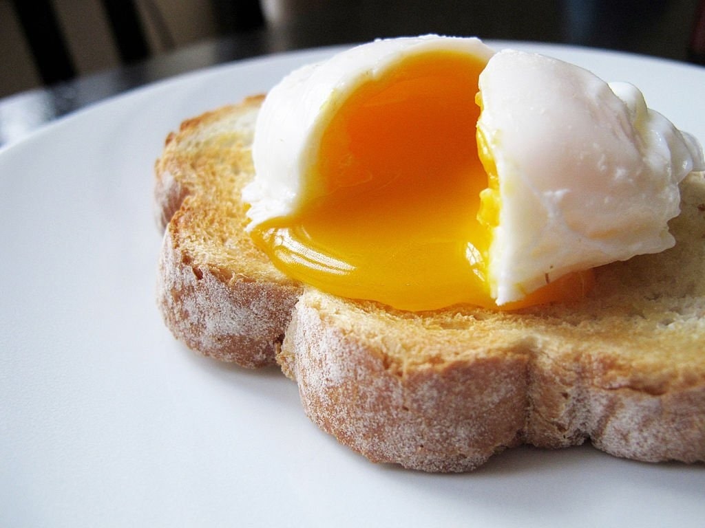 Egg with cheese stick