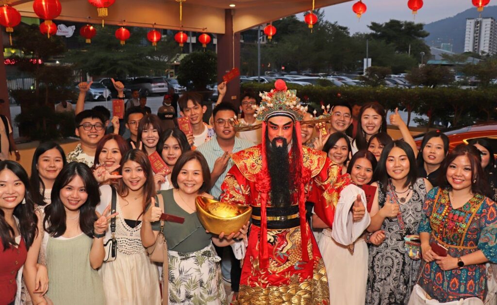 God of Fortune and EB Group employees